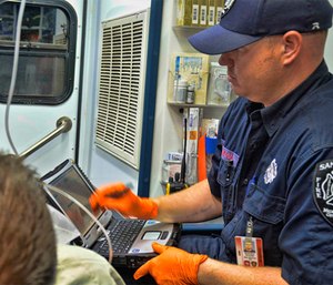 Brent McGinnis quickly envisioned potential uses for FirstNet by EMTs and paramedics.