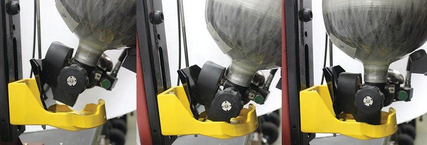 The EZ-LOC, ROL-LOC, QUIC-LOCK and Hands-Free Electric brackets from Ziamatic all feature adjustable footplates and backplates, and some models allow adjustment of the top clamp.