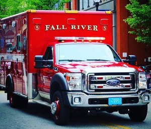 A Fall River Fire Department firefighter is on leave for allegedly making false 911 calls.