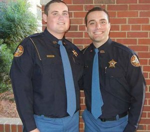 Officer Jody Smith, left, and Officer Nicholas Smarr