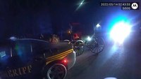 Watch: Horse and buggy rams police cruiser while driver snoozes