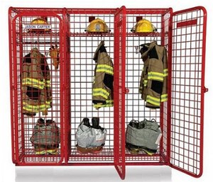 This new generation of storage locker systems can either be installed along interior walls of a fire station or mounted as freestanding lockers in between fire apparatus in the apparatus bay, or kept mobile using heavy-duty casters.