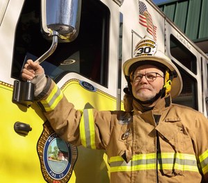 North Garden Volunteer Fire Company Chief George Stephens is participating in the development and testing of artificial intelligence technology that could assist first responders at emergency scenes.