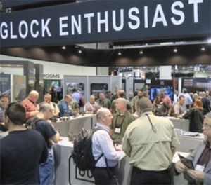 The showroom floor at SHOT Show.
