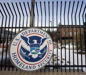 This Feb. 24, 2015, file photo, shows the Homeland Security Department headquarters in northwest Washington. (AP Image)