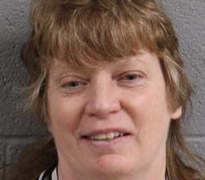 Gretchen Lee VanOrmer, 54, was arrested and charged with arson in relation to an October 2018 fire she was rescued from. A firefighter was injured pulling VanOrmer from the blaze.