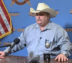 Ector County Sheriff Mike Griffis held a press conference Tuesday, May 5, 2020 about the arrests made at a bar in West Odessa.