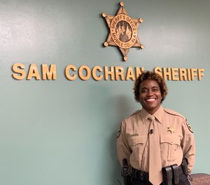 Lieutenant Terri Hall is the Mobile County Sheriff's Office's first female lieutenant in the department's 208-year history. (Photo/TNS)