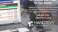 Pediatric Emergency Standards launches e-Handtevy Mobile at EMS World Expo