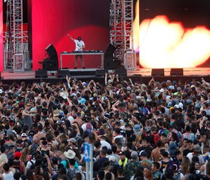 The second day of the Hard Summer rave on Sunday, July 31, 2016 at the Auto Club Speedway in Fontana, Calif.