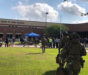 At least one gunman opened fire at a Houston-area high school Friday, killing multiple people, most of them students, authorities said.
