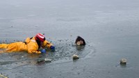 Ind. FFs attempt rescue on frozen lake ... for mannequin head