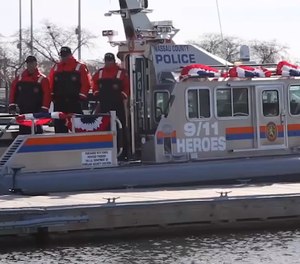Nassau County's new 39-foot Safe boat, named