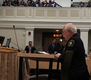 Sheriff Thomas Hodgson's agency is one of several statewide that has appointed an officer to work with ICE agents, an appointment that would be barred if the proposed bill is passed. (Photo/TNS)
