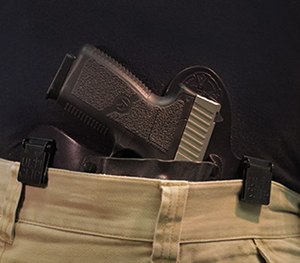Once clipped into place it can support up to 70 pounds – probably more than you want to carry anyway.
