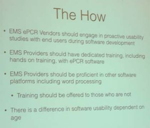 Interactive training is absolutely necessary if you want people use their ePCR software effectively.