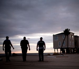 When dealing with the aftermath of a major storm or earthquake, multiple teams of search and rescue personnel can be operating with the supervisor of each team having a live operating picture of the personnel under their direction.