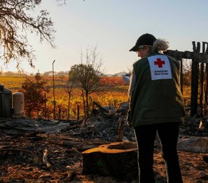 The American Red Cross has put out a call for licensed EMS providers and other healthcare professionals to volunteer during California's wildfire season. (Photo/American Red Cross)