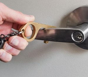 KeySmart, an Illinois firm better known for turning the classic keyring into a Swiss army knife with a Bluetooth tracker, is marketing its Nano Stylus, a rubber-tipped pen so you don’t have to hold the same pointer as the person before you in the checkout aisle – a useful tool if you input information using tablets. (Photo/CleanKey