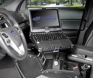 The Gamber-Johnson docking station for the Getac V110 rugged notebook solved connection problems for the SBCSD.
