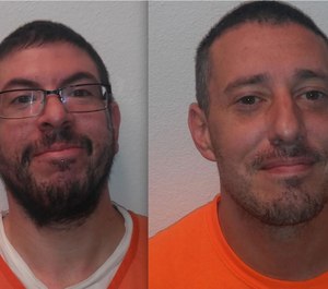 Jerry Williams and Bryan Webb stole a deputy's radio and keys before lacking her inside a cell and escaping custody. (Photo/Custer County Sheriff's Office)