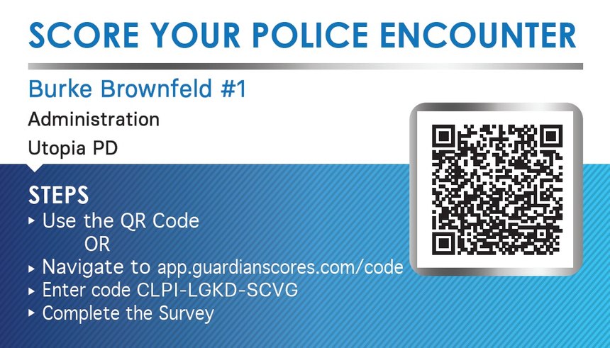 Citizens can either scan the QR code or visit the link on the card.