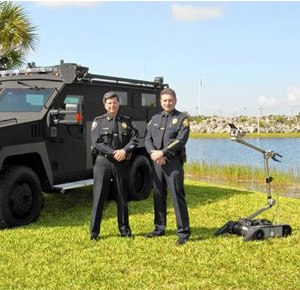 Pembroke Pines Police Chief Dan Giustino, left, and Miramar Police Chief Ray Black, right. (Photo courtesy of the Pembroke Pines and Miramar police departments)