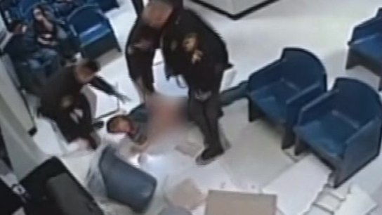 Video: Ohio woman falls from ceiling in attempt to flee prison waiting room