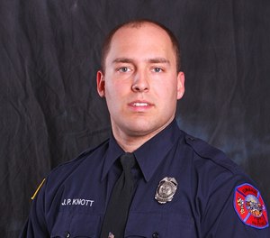 Knott began working for the OFD as an apparatus engineer in 2007 (Photo/ Omaha Fire Department)