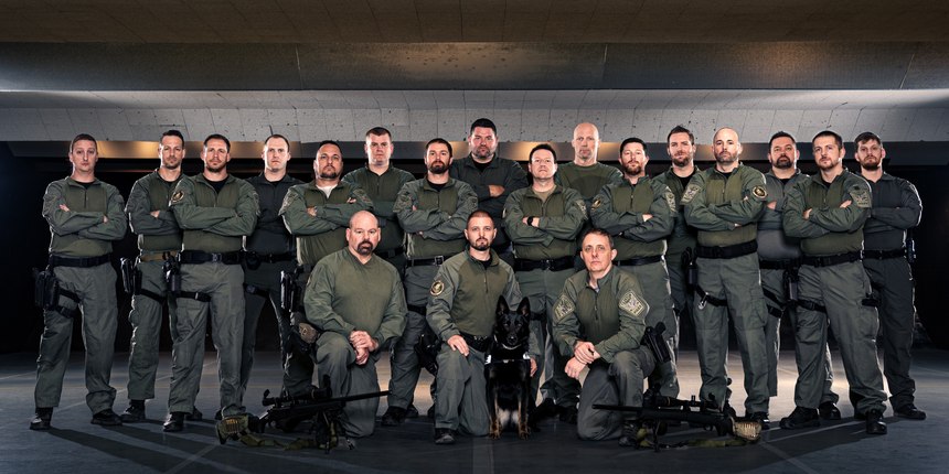 The Township of Clinton Police Department's Special Response Team.