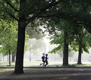 At a monthly community meeting, a group of more than 30 people, mostly women, asked for help with sexual assaults in the park.