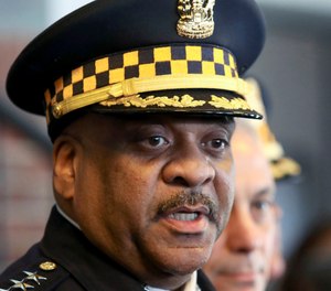 Pictured is Chicago Police Superintendent Eddie Johnson. (Photo/AP)