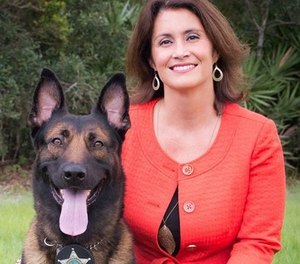 Pictured is K9s United founder Debbie Johnson. (Photo/K9s United)
