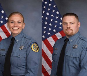 Deputies Theresa King and Patrick Rohrer, who were killed while transporting inmate Antoine Fielder back to jail (Photo/ Wyandotte County Sheriff's Office/TNS)