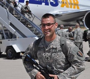 Bloomfield Firefighter and Army Staff Sgt. Kenny Hall recently returned home from his third tour of duty in the Middle East. He has been a member of the Bloomfield Fire Department since 2012.
