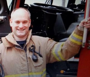 The family of Kevin Hauber, a firefighter who died of colon cancer, was awarded his annual salary of $101,000 by the Buffalo Grove Firefighters Pension Board.