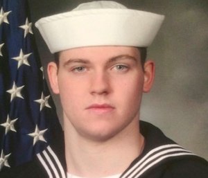The 19-year-old sailor and volunteer firefighter Dakota Kyle Rigsby died aboard the USS Fitzgerald. (U.S. Navy via AP)