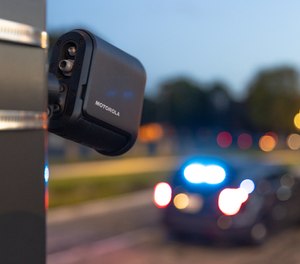 The L6Q license plate reader camera from Motorola Solutions.