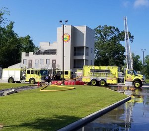 The three new buildings — a fire station, training facility and maintenance space — will all be on the Airline Highway lot, between Highland Road and Stumberg Lane, that already houses the department's headquarters and administrative offices. (Photo/St. George Fire Department)