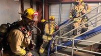 Photo of the Week: Practicing with high-rise hose packs