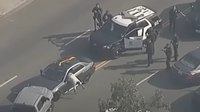 Good Samaritan helps LAPD end pursuit by using pickup truck to pin suspect's vehicle