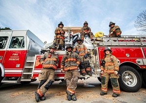 Members of the Durham Fire Department wore silicone wristbands in 2019 and early 2020 for a Duke University study on firefighters’ exposures to cancer-causing chemicals while on duty and off.