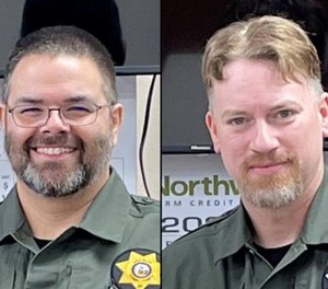 Detention Corporal Rick Knutson (left) and Detention Deputy Jason Brown (right)