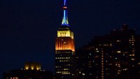 FDNY ceremonially lights Empire State Building for EMS Week