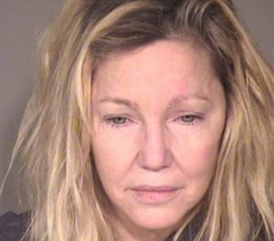 Heather Locklear was arrested Sunday night for an incident where she punched a police officer and kicked an EMT, authorities said. (Photo/Ventura County Police Dept.)