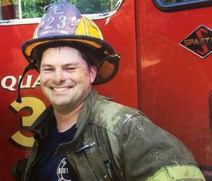 Michael Lubig died Monday after suffering a medical emergency at his fire station. (Photo/DFD)