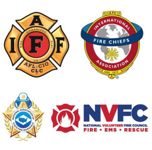 The International Association of Fire Chiefs, International Association of Fire Fighters, National Association of State Fire Marshals and National Volunteer Fire Council issued a joint statement urging states to give fire and EMS personnel priority access to the COVID-19 vaccine.