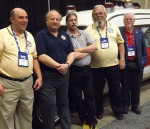 Lou Jordan (second from the right) was a 2005 recipient of the Rocco Morando Lifetime Achievement Award.
