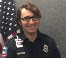 Edward Lustro was driving his motorcycle home after a 12-hour shift, when he was hit and killed in a crash by the driver of a Honda in the next lane. (Photo/American Medical Response)