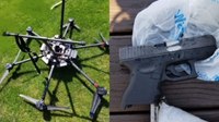 Drone flying handguns from U.S. to Canada gets stuck in tree, police say